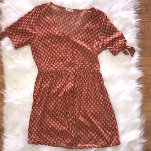 Sky and sparrow orange dress